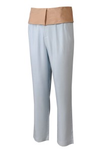 U376 personal design straight yoga pants fashion design wide waist elastic waist sweatpants sweatpants specialty store comb knitted sweatpants 45 degree